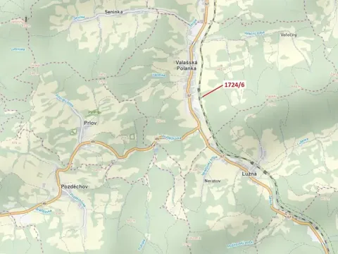Dražba louky, Valašská Polanka, 762 m2