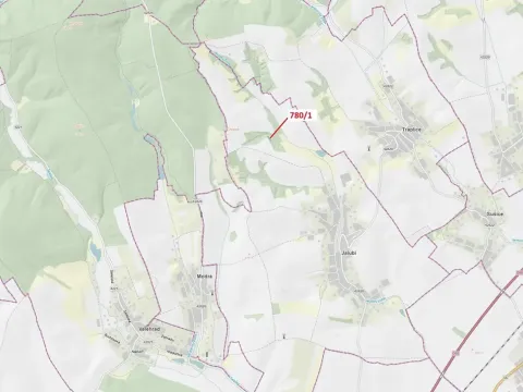 Dražba lesa, Jalubí, 659 m2