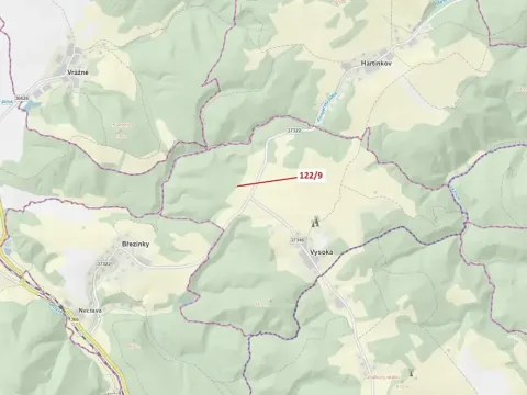 Dražba lesa, Jenišovice, 20 m2