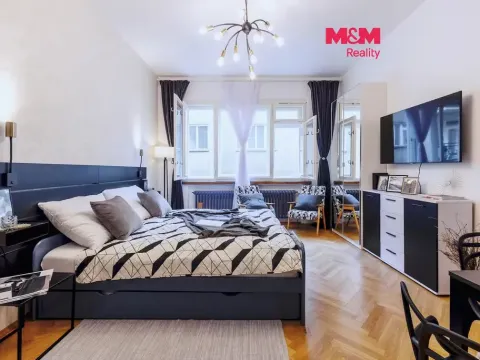 Pronájem bytu 1+kk, Praha - Nové Město, Krakovská, 26 m2