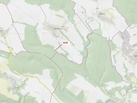 Dražba lesa, Lukovany, 486 m2