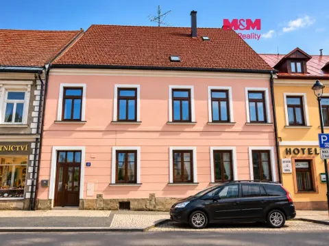 Prodej rodinného domu, Nová Bystřice, Mírové nám., 320 m2