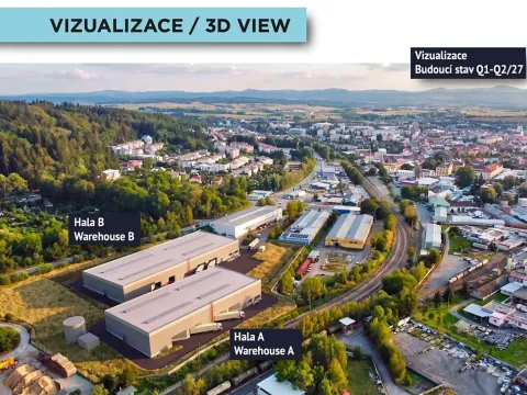 Pronájem skladu, Písek, 3000 m2