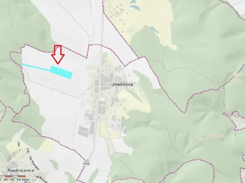 Prodej pole, Jinačovice, 40066 m2