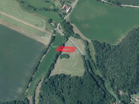 Prodej louky, Neveklov, 1775 m2